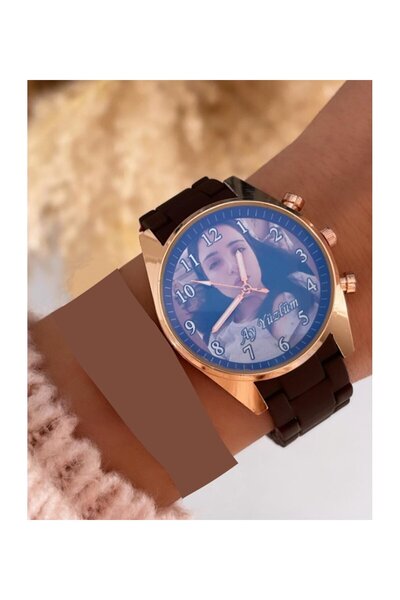 Bika Time Resimli Kişiye Özel Kol Saati Sevgiliye Hediye Kız Arkadaşa Hediye ...