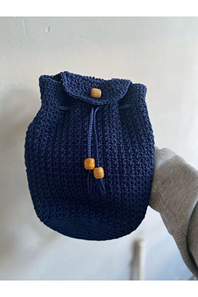 Sibel MAKROME ÖRGÜ SIRT ÇANTASI