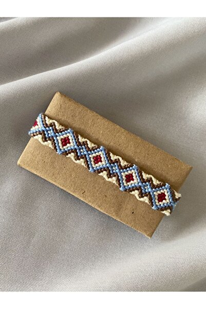 MELUSH العرقية منقوشة سوار الحياكة سوار العمل اليدوي