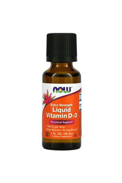 Now Vitamin D-3 Extra Strength, 30 Ml, 1000 IU