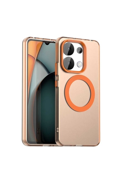 Rivor Xiaomi Redmi Note 13 4G Uyumlu Kılıf Kamera Çıkıntılı Magsafe Ve Kenarl...