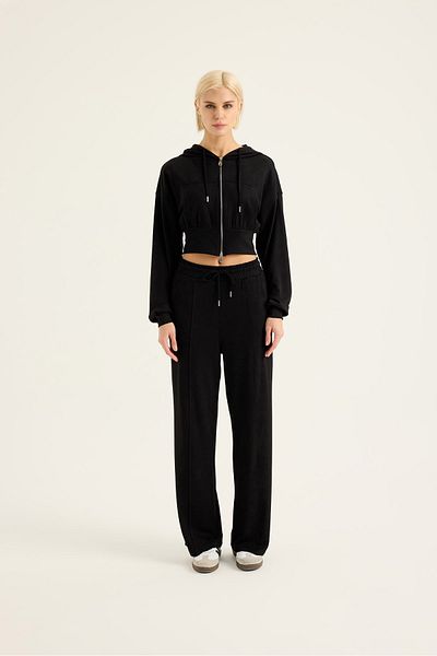 SEVİLEN Σετ από μαλακό ύφασμα Crop Sweat