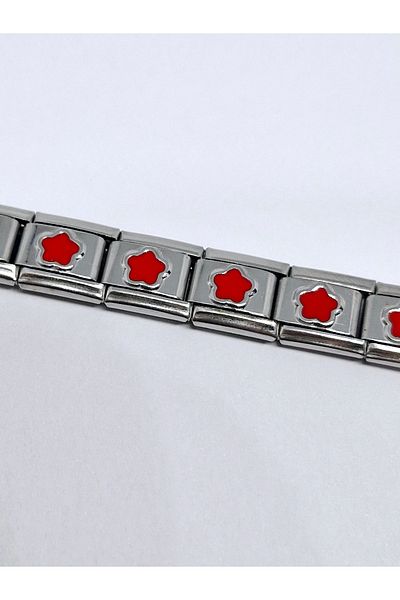 RoseCo00 Italian Steel Bracelet Charm