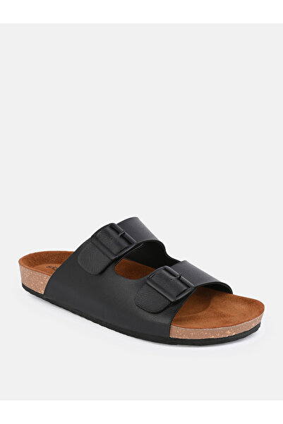 Styli Buckle Double Strap Thick Sole Casual Sandal
