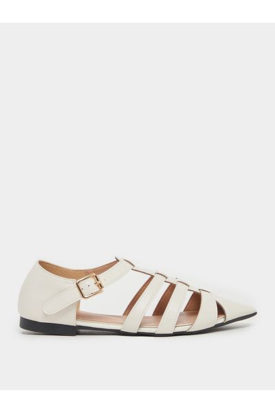 Styli Solid Pointed Toe Casual Shoes