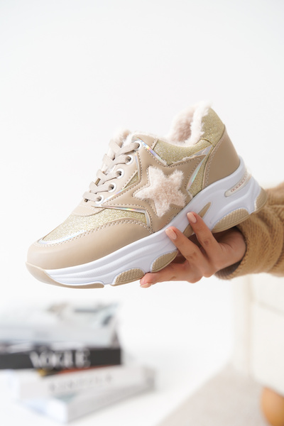 Cananın Pabuçları DNR 303 KÜRKLÜ SİMLİ SPOR AYAKKABI