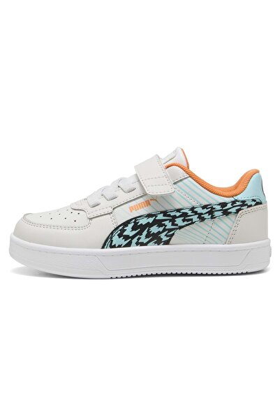 Puma Caven 2.0 Poised 2 race AC + PS 400597-02 Ortopedik Çocuk Spor Ayakkabı BEJ