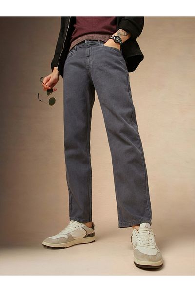 Dennis Lingo By Styli Mid Rise Straight Fit Jeans