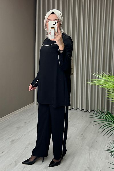Nihle بدلة حجاب نسائية أنيقة ذات ملمس حريري ومريحة