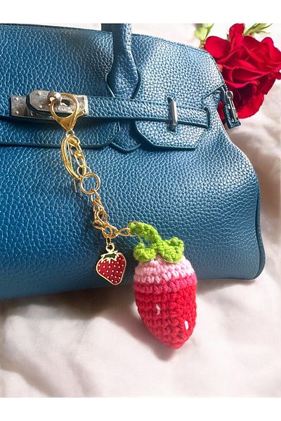 Bukiro Charms Συσκευές: Οδηγός Κλειδιού Origami Πλεξούδας Φράουλας, Αξεσουάρ τσάντας