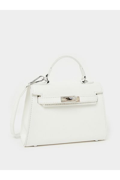 Styli Twisted Lock Handbag with Detachable Strap