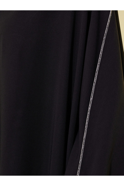 Take Two By Styli Contrast Stitching Batwing Sleeve Detail Kimono