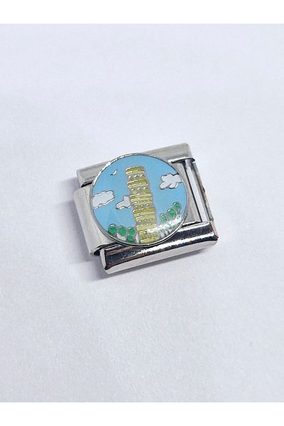 RoseCo00 Italian Steel Bracelet Charm
