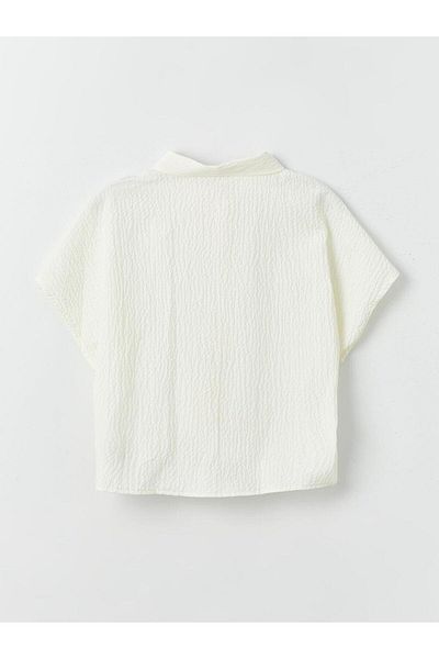 LC Waikiki Basic Short Sleeve Girl's Crop Shirt (S4)
