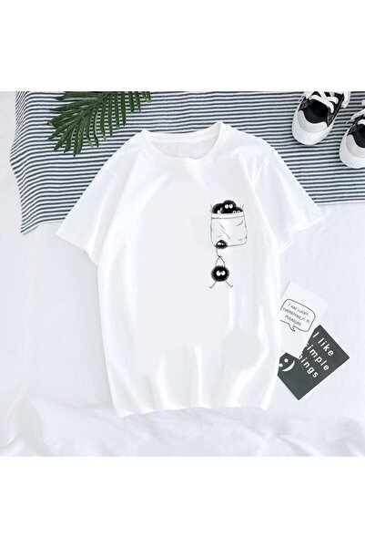 HOFFNUNG Unisex Totoro Studio Ghibli Goth T-Shirt