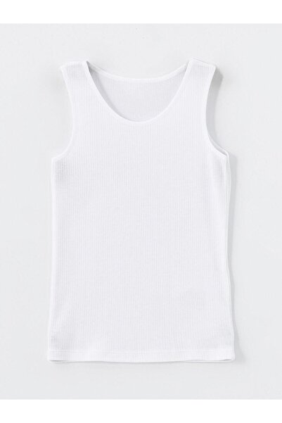 LC Waikiki قميص بدون أكمام للفتيات برقبة دائرية (W4)