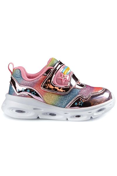 Kocamanlar Ayakkabı Vicco Kita Pink Lighted Orthopedic Children's Sports Shoes