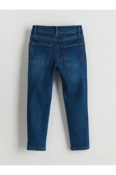 LC Waikiki Lcw Kids Indigo Adjustable Waist Boys Jogger Jean Pants