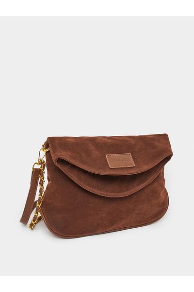 Styli Flap Front Crossbody Bag with Patch Detail