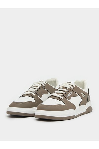Styli Color Block Skateboard Lace Up Sneakers