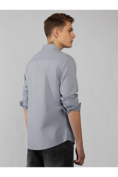 Dennis Lingo By Styli Solid Regular Fit Collared Shirt