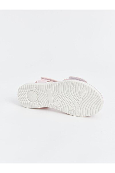 LC Waikiki Double Striped Embroidered Girls' Sandals (S4)