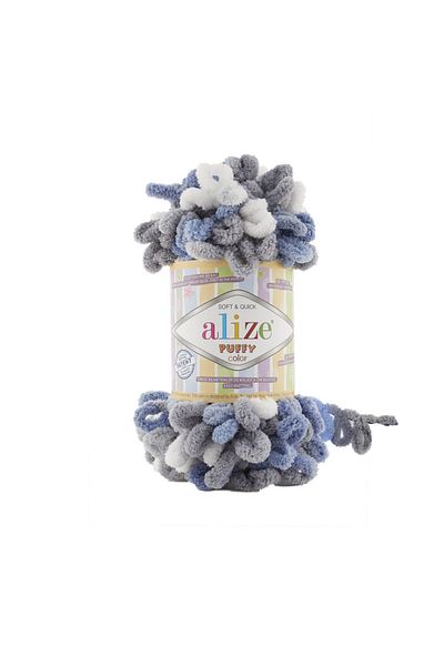 Alize 6 Pieces 90x90 Puffy Baby Blanket - Puffy Color 6075