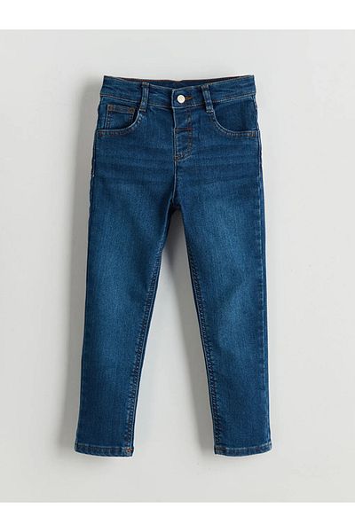 LC Waikiki Lcw Kids Indigo Adjustable Waist Boys Jogger Jean Pants