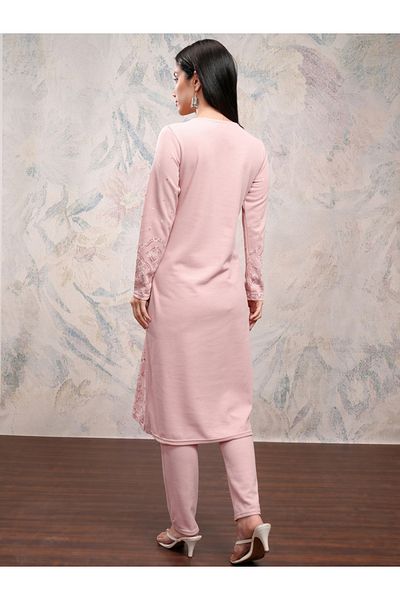 Vishudh By Styli Ethnic Motifs Printed Regular Fit Kurta with Trousers Set