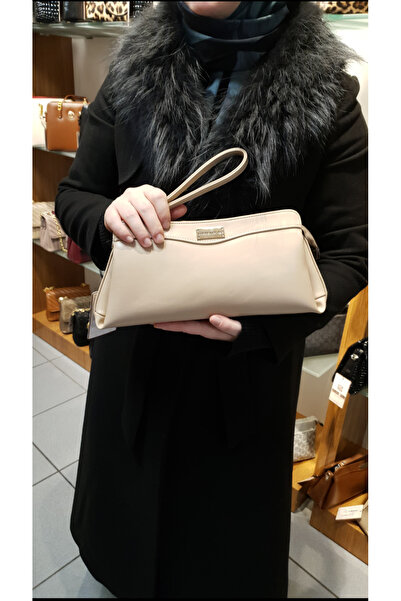 eflanmoda portofoliu polo auriu pentru femei și geantă de umăr cu curea lungă