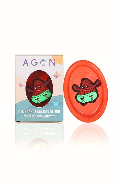 Agon Children's Soap - Strawberry Extract, Handmade Toy