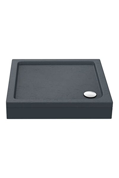 ERİKMANN 90*90 Siyah Duş Teknesi Panelli H16 Hijyenik