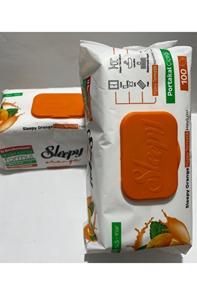 Sleepy YÜZEY TEMİZLİK HAVLUSU ORANGE 100 LÜ X 2 AD