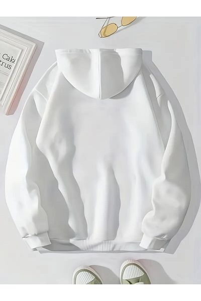 NEW TRENDY COLLECTİON Елегантен дамски суичър с геометричен дизайн на корона