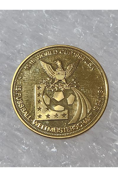 Edi Antik 1994 World Cup Souvenir Medal Usa. 3cm Diameter