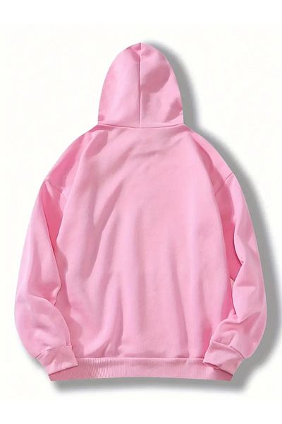 NEW TRENDY COLLECTİON Trden Women's Letter Pattern Printed Stylish Casual Hoodie Sweatshirt
