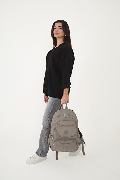 YOGII Lety Model Unisex Водостійка тканина з багатомісним відділенням для ноутбука, шкільний та туристичний рюкзак