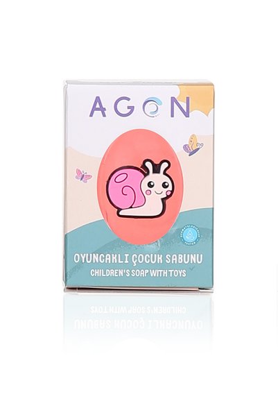 Agon Children's Soap with Pomegranate Flower Extract Handmade Toy