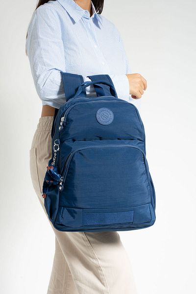 YOGII Barta Model Unisex Αδιάβροχο υφασμάτινο σχολικό σακίδιο πλάτης ταξιδιού με θήκη για φορητό υπολογιστή
