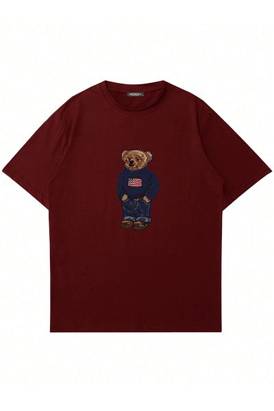 Mad&Calf Μπλουζάκι Unisex Teddy Boy με στάμπα με λαιμόκοψη