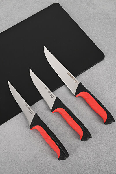 Cavit İnox Bıçak Seti 3 Parça Mutfağınızın Vazgeçilmezi