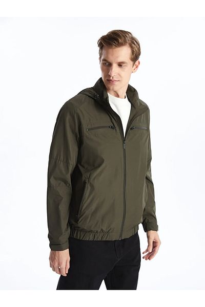 LC Waikiki Ανδρικό παλτό με κουκούλα LCWAIKIKI Classic Standard Fit