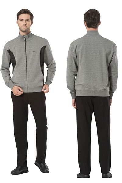 Pierre Cardin Men's Stand Collar Zippered Tracksuit Set W.Ve.36.85.O1.2B