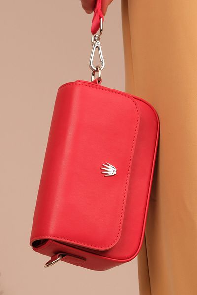 WATCHOFROYAL FLAP RED UNISEX HANDBAG