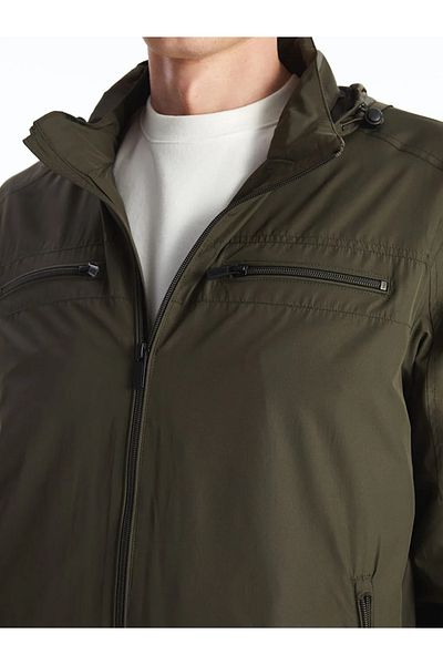 LC Waikiki Ανδρικό παλτό με κουκούλα LCWAIKIKI Classic Standard Fit
