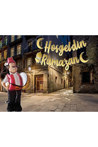 DÜVENCİ TİCARET HOŞGELDİN RAMAZAN KALİĞRAFİSİ VE DAVULCU AMCA FOLYO SET