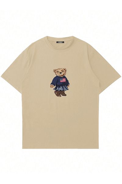 Mad&Calf Μπλουζάκι Unisex Teddy Girl με στάμπα με λαιμόκοψη