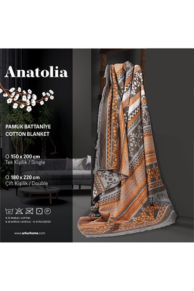 Menta store Patterned Cotton Blanket Single Blanket