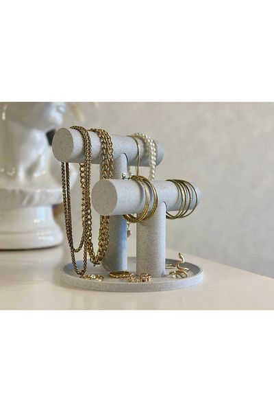 CMHOME Jewelry, Necklace, Bracelet, Jewelry Organizer, Desktop, Display Rack Organizing Tray