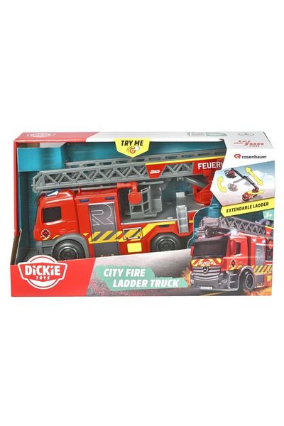 Dickie Toys ديكي شاحنة إطفاء إنقاذ مع ضوء وصوت